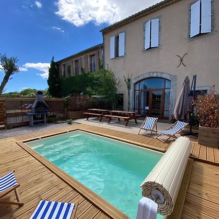 Maison, Canal Du Midi Piscine Homps  Exteriör bild