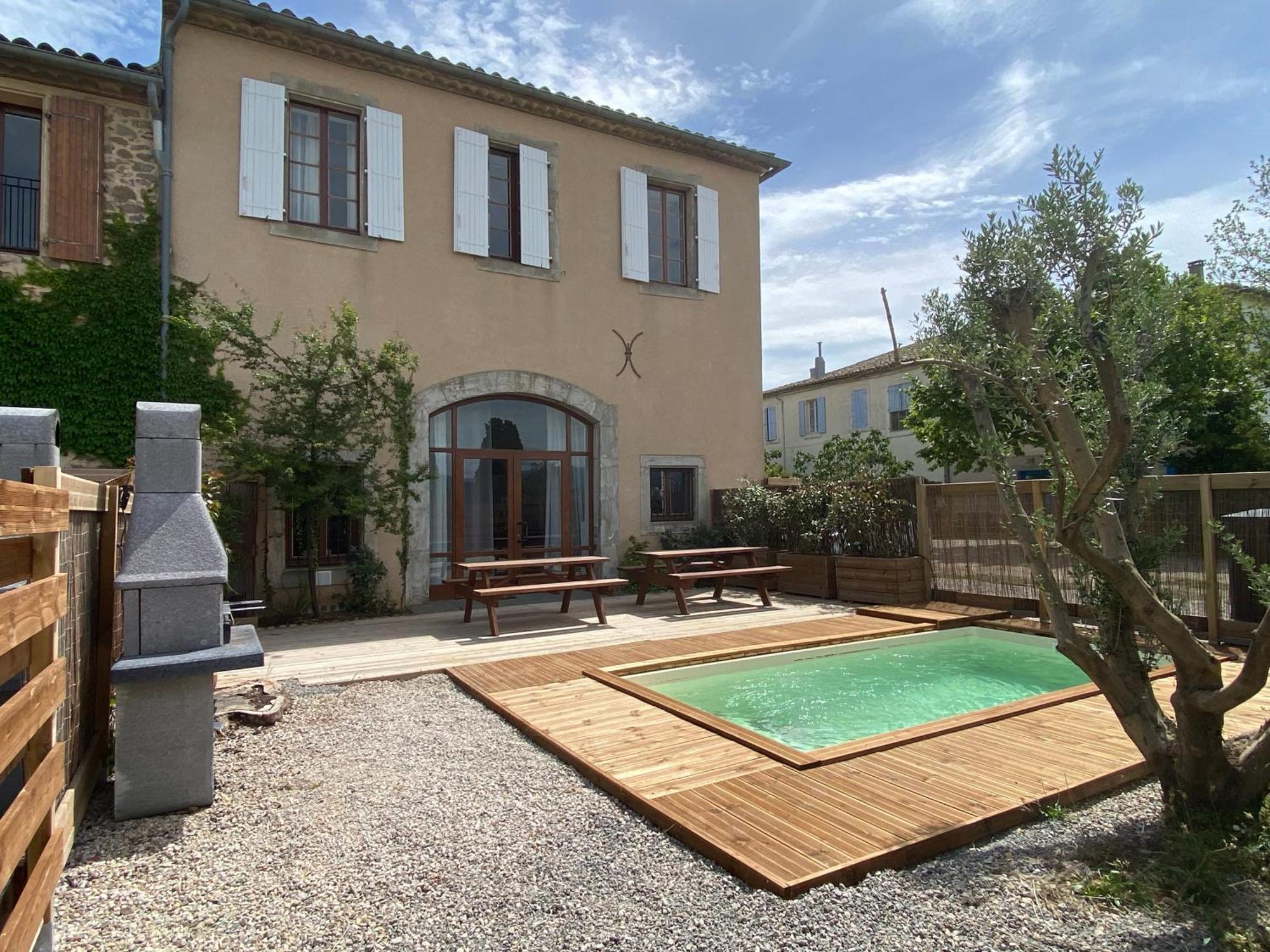 Maison, Canal Du Midi Piscine Homps  Exteriör bild