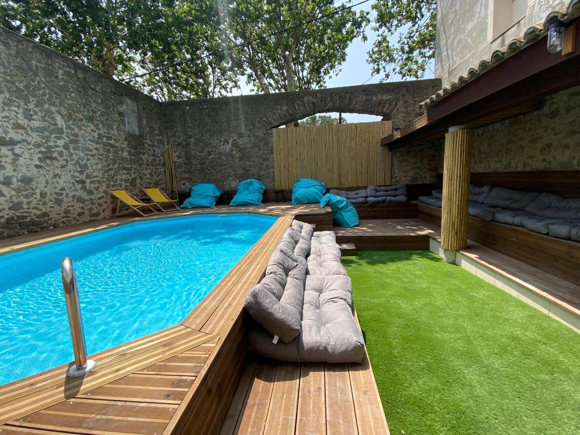 Maison, Canal Du Midi Piscine Homps  Exteriör bild
