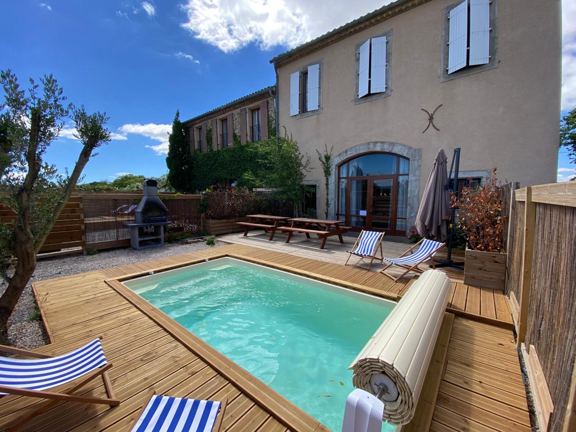 Maison, Canal Du Midi Piscine Homps  Exteriör bild